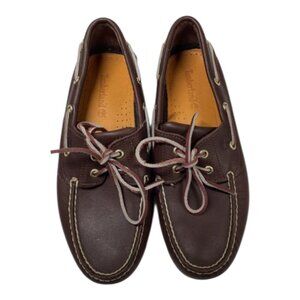 Timberland classic 2 eye boat shoes brown